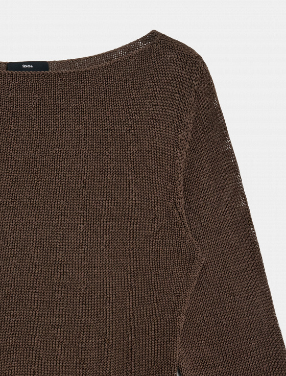 джемпер из 100% мерсеризованного хлопка - цена, описание и отзывы - фото №5