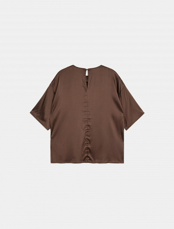 блуза из вискозы с коротким рукавом - цена, описание и отзывы - фото №2