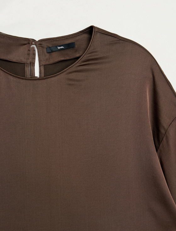 блуза из вискозы с коротким рукавом - цена, описание и отзывы - фото №3