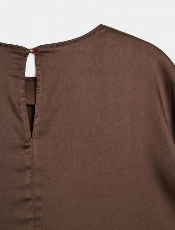 блуза из вискозы с коротким рукавом - цена, описание и отзывы - фото №5