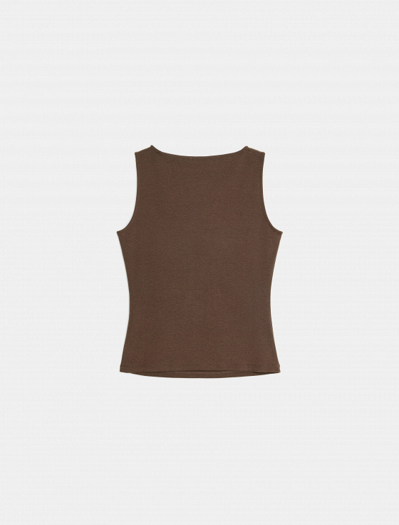 топ из вискозы и хлопка - цена, описание и отзывы - фото №2