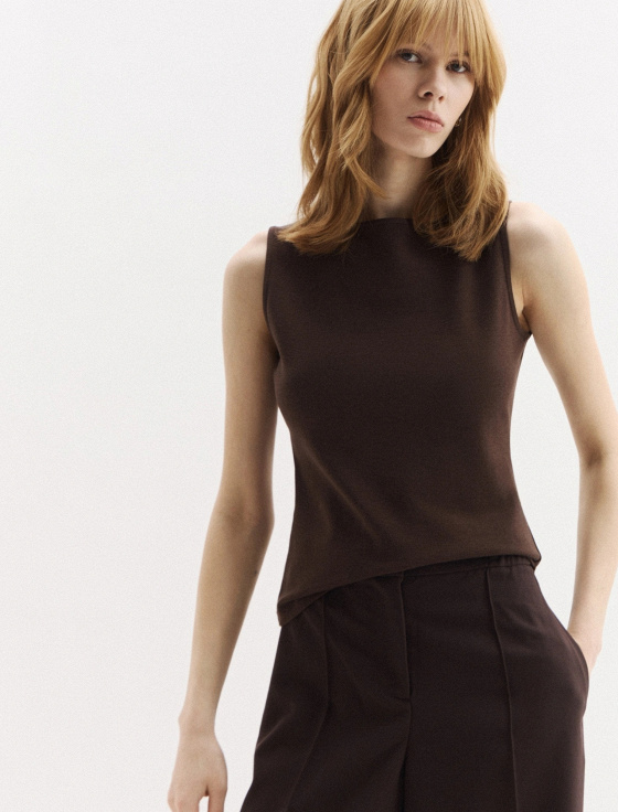 топ из вискозы и хлопка - цена, описание и отзывы - фото №2