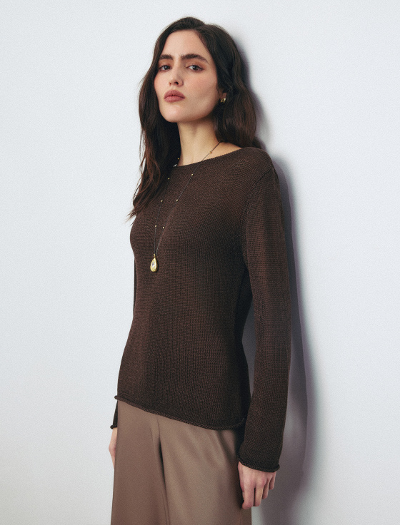 джемпер из 100% мерсеризованного хлопка - цена, описание и отзывы - фото №2