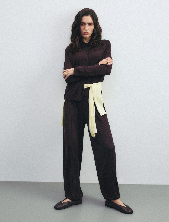 брюки из тенсела и шёлка - цена, описание и отзывы - фото №2