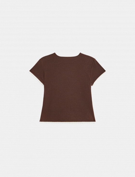 футболка из тенсела и шерсти - цена, описание и отзывы - фото №2