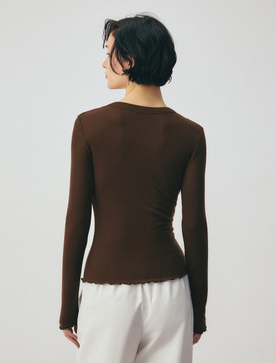 лонгслив из тенсела и шерсти - цена, описание и отзывы - фото №3