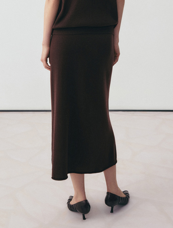 юбка миди из шерсти и шёлка - цена, описание и отзывы - фото №5