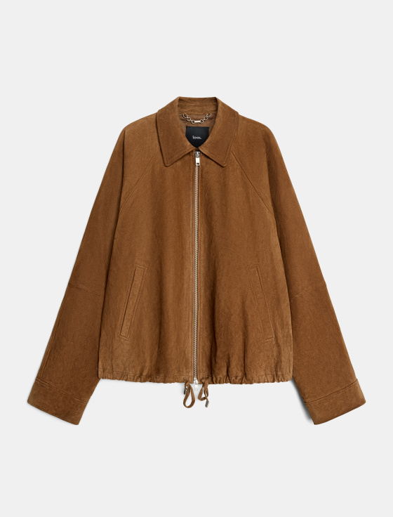 бомбер из натуральной замши - цена, описание и отзывы - фото №1