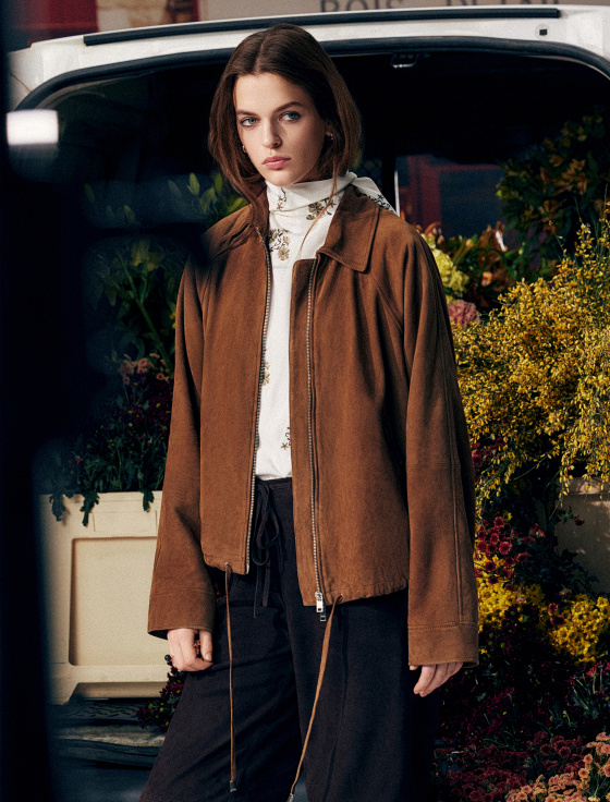 бомбер из натуральной замши - цена, описание и отзывы - фото №3