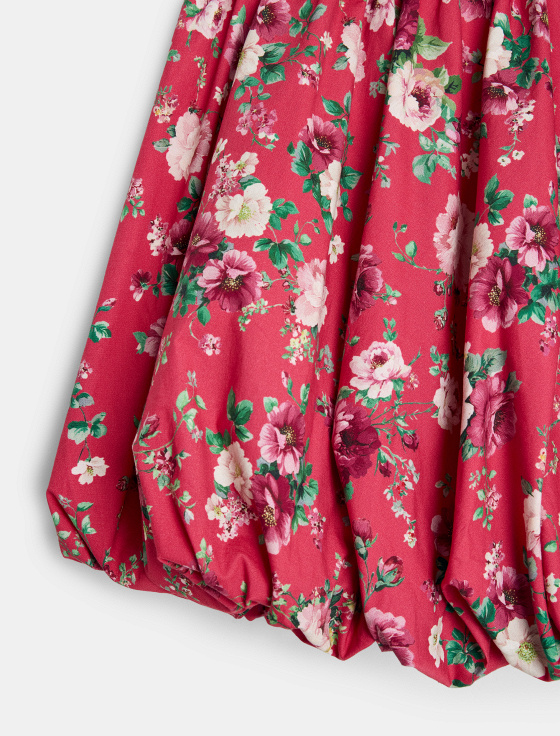 юбка мини с цветочным принтом - цена, описание и отзывы - фото №5