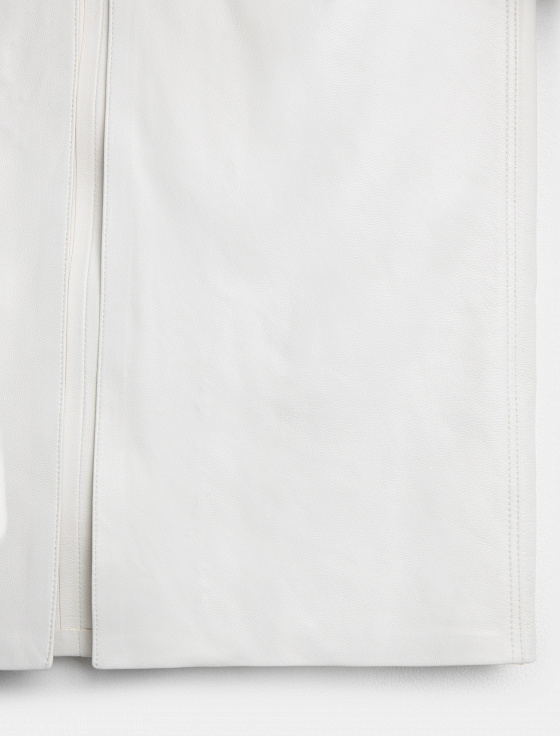 юбка миди из натуральной кожи - цена, описание и отзывы - фото №5