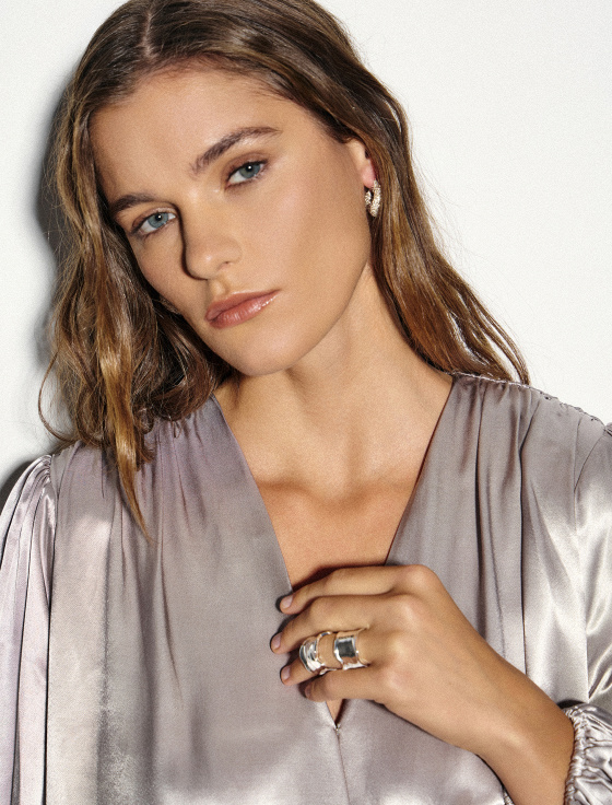 боди из серебристого сатина - цена, описание и отзывы - фото №7