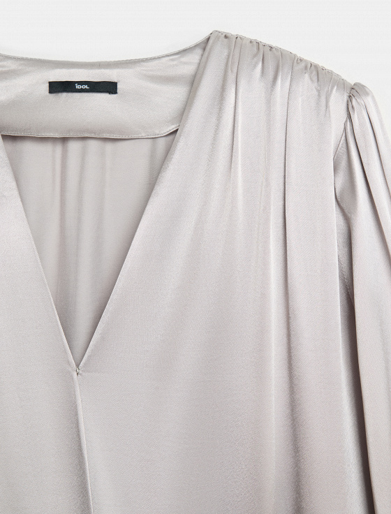 боди из серебристого сатина - цена, описание и отзывы - фото №8