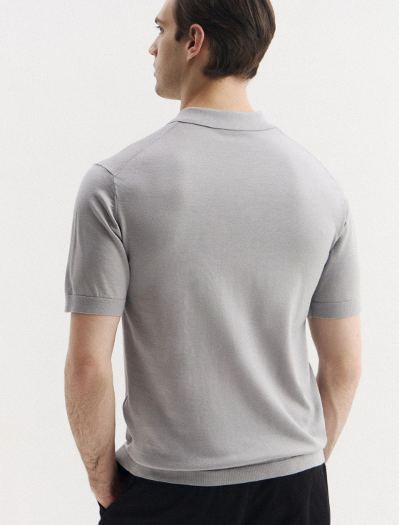 поло из хлопка и шёлка - цена, описание и отзывы - фото №3