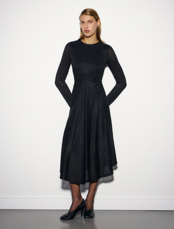 платье миди из вискозы - цена, описание и отзывы - фото №4