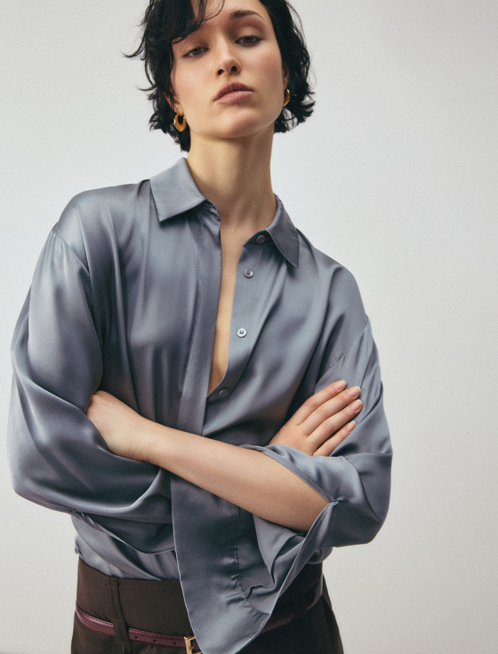 блуза из 100% шёлка - цена, описание и отзывы - фото №5