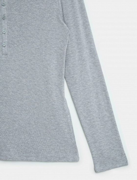 джемпер-поло из тенсела и шерсти - цена, описание и отзывы - фото №8