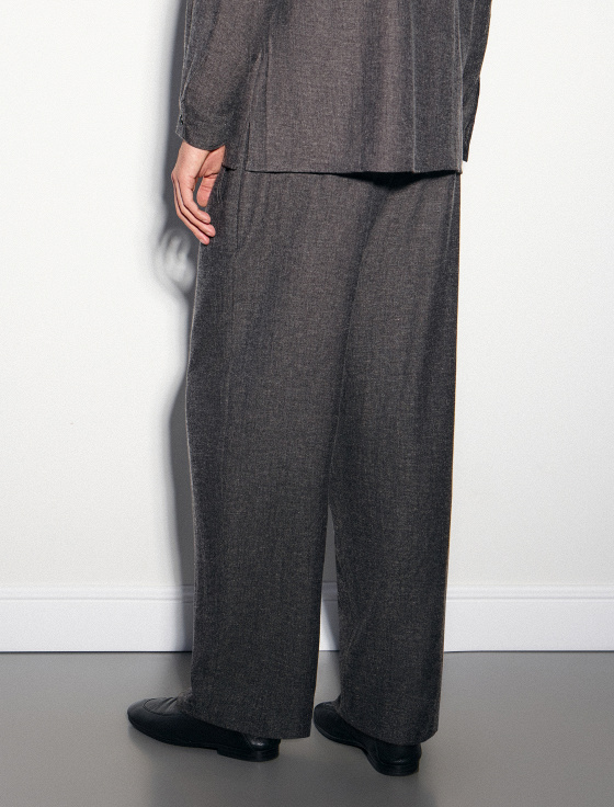 брюки из хлопка, льна и шерсти - цена, описание и отзывы - фото №4