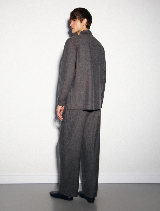 брюки из хлопка, льна и шерсти - цена, описание и отзывы - фото №5