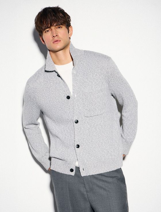 кардиган с отложным воротом - цена, описание и отзывы - фото №3