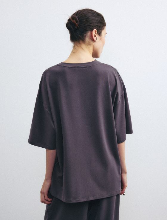 футболка из тенсела и шерсти - цена, описание и отзывы - фото №5