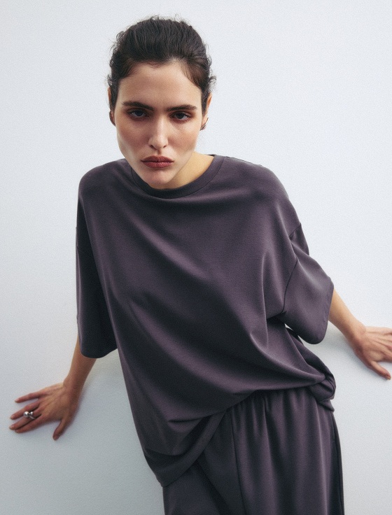 футболка из тенсела и шерсти - цена, описание и отзывы - фото №2