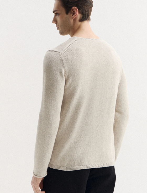 джемпер из хлопка и шелка - цена, описание и отзывы - фото №3