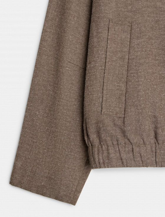 бомбер из смесовой шерсти - цена, описание и отзывы - фото №4