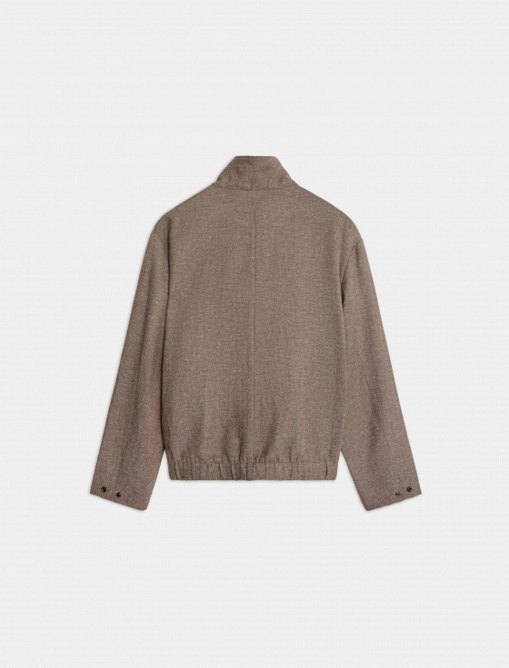 бомбер из смесовой шерсти - цена, описание и отзывы - фото №2