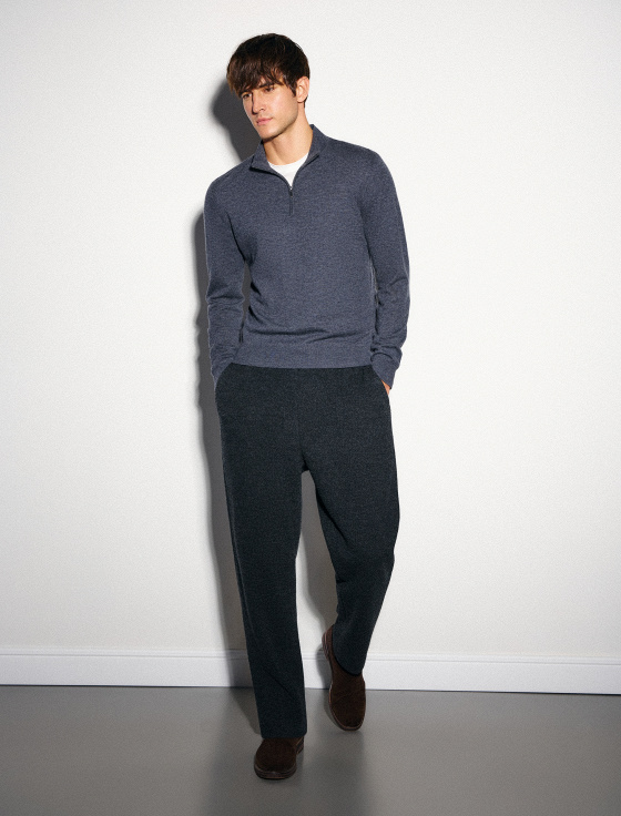 брюки из фактурной шерсти - цена, описание и отзывы - фото №1