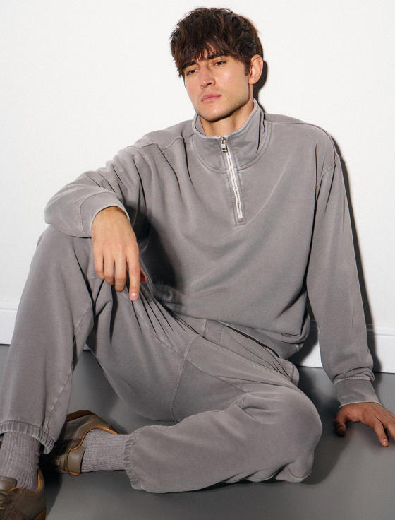 брюки-джоггеры из 100% хлопка - цена, описание и отзывы - фото №3