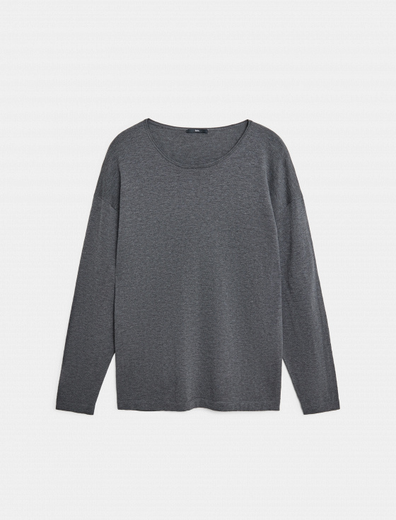 джемпер из хлопка, шёлка и льна - цена, описание и отзывы - фото №1