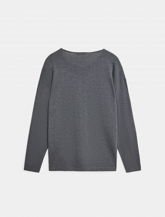 джемпер из хлопка, шёлка и льна - цена, описание и отзывы - фото №6