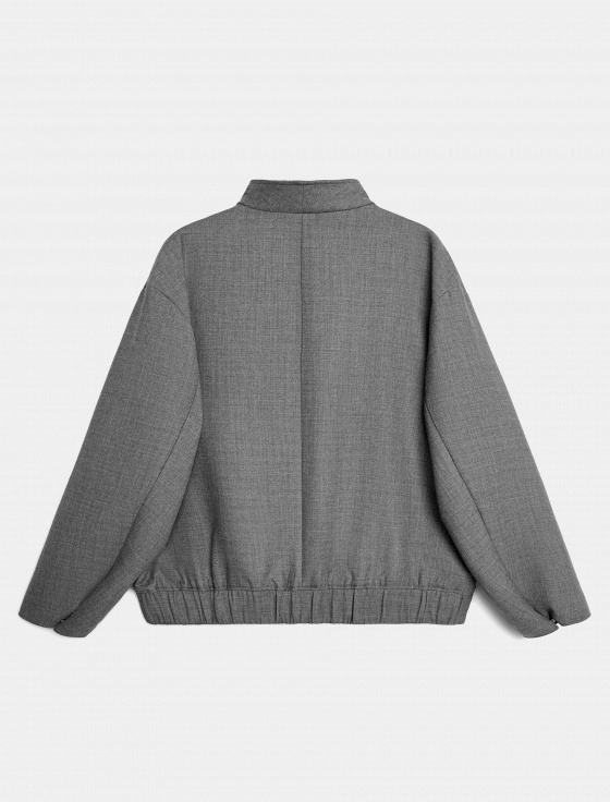 бомбер из смесовой шерсти - цена, описание и отзывы - фото №6