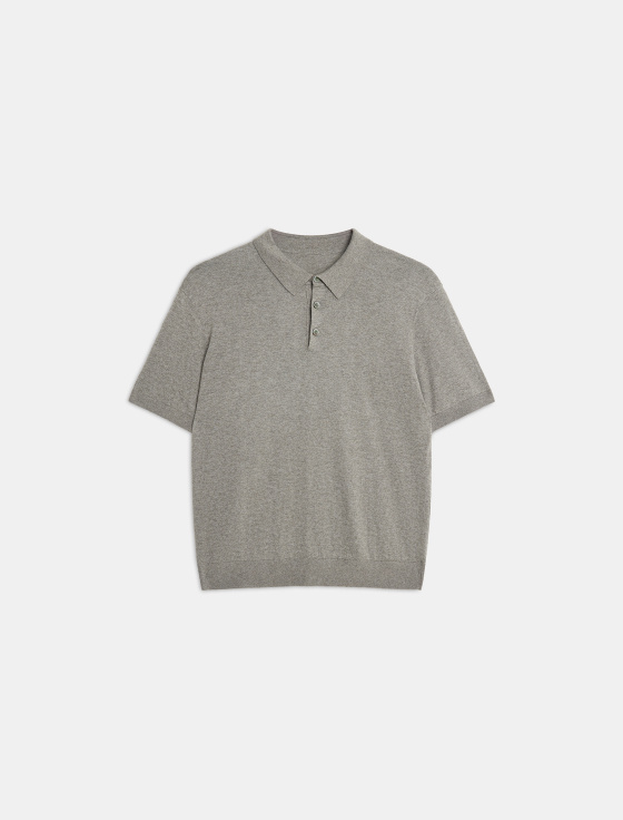 джемпер-поло из хлопка и льна - цена, описание и отзывы - фото №1