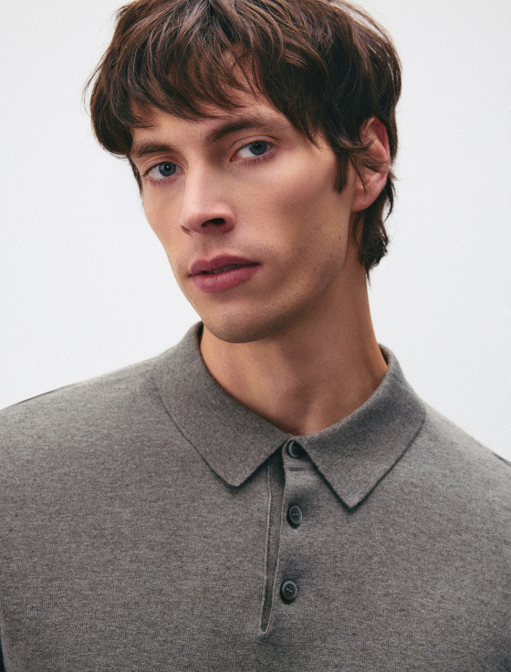 джемпер-поло из хлопка и льна - цена, описание и отзывы - фото №5