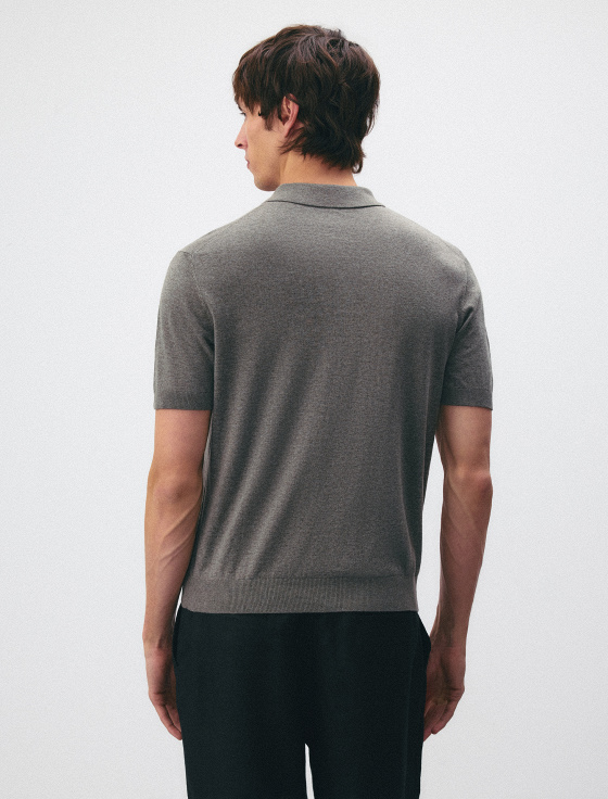 джемпер-поло из хлопка и льна - цена, описание и отзывы - фото №3