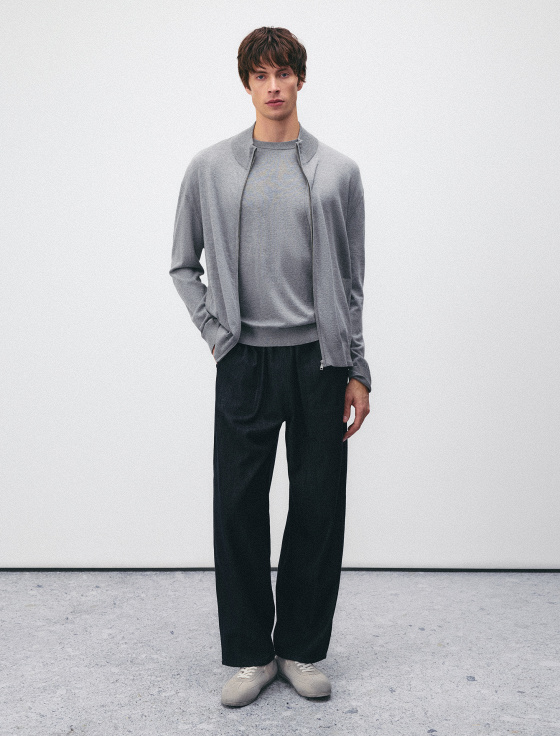 джемпер на молнии из хлопка с шелком - цена, описание и отзывы - фото №5