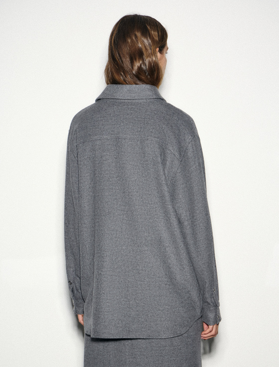 блуза из тенсела и шерсти - цена, описание и отзывы - фото №4