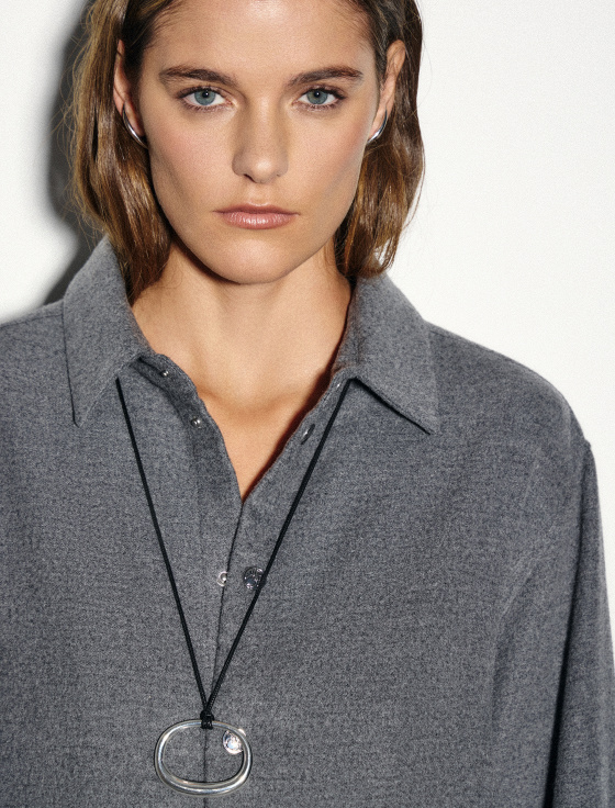 блуза из тенсела и шерсти - цена, описание и отзывы - фото №3