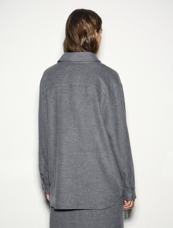 блуза из тенсела и шерсти - цена, описание и отзывы - фото №4