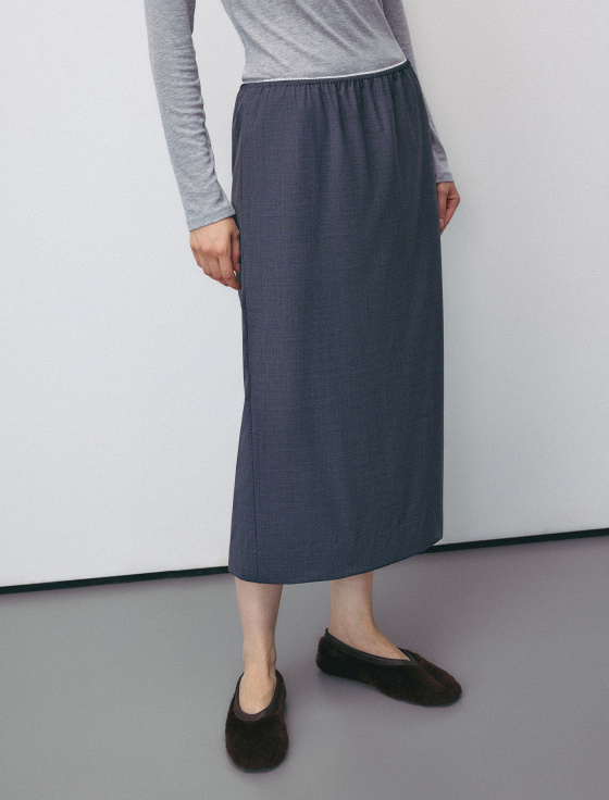 юбка миди из смесовой шерсти - цена, описание и отзывы - фото №4