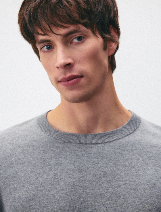 джемпер с коротким рукавом из хлопка и шёлка - цена, описание и отзывы - фото №4