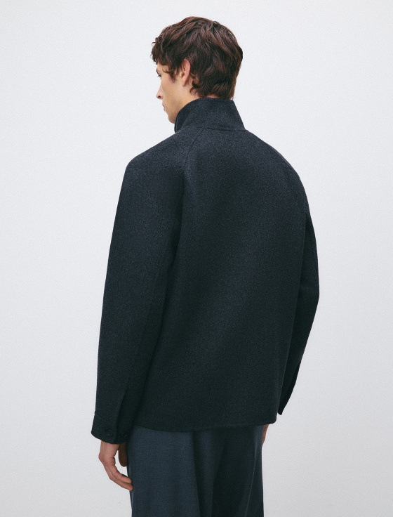 бомбер из 100% шерсти на молнии - цена, описание и отзывы - фото №4