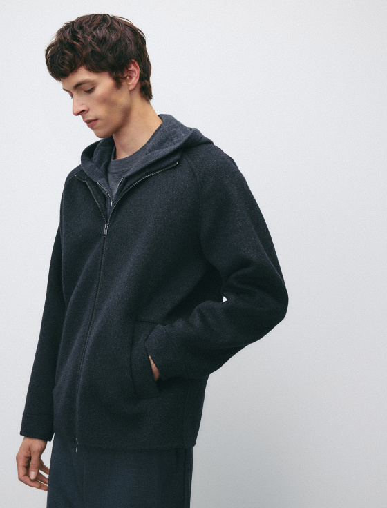 бомбер из 100% шерсти на молнии - цена, описание и отзывы - фото №3