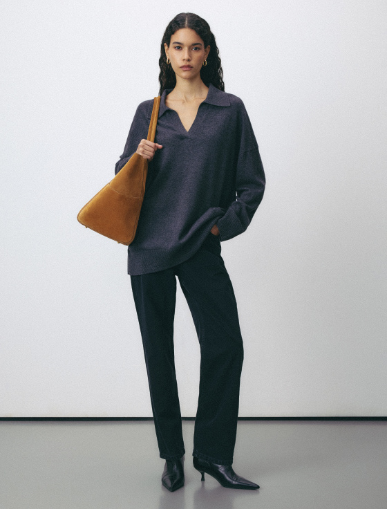 джемпер-поло из шерсти и кашемира - цена, описание и отзывы - фото №5