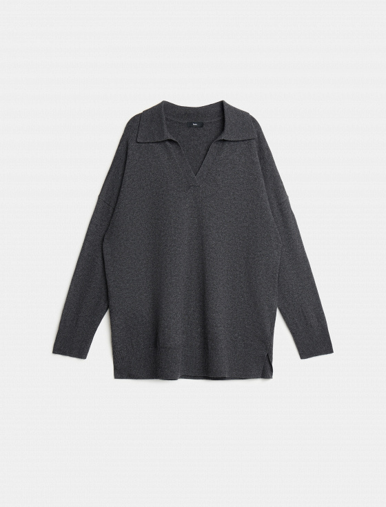 джемпер-поло из шерсти и кашемира - цена, описание и отзывы - фото №1