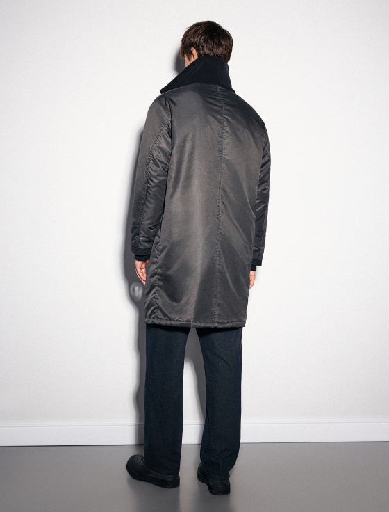 пальто с акцентной отделкой - цена, описание и отзывы - фото №8