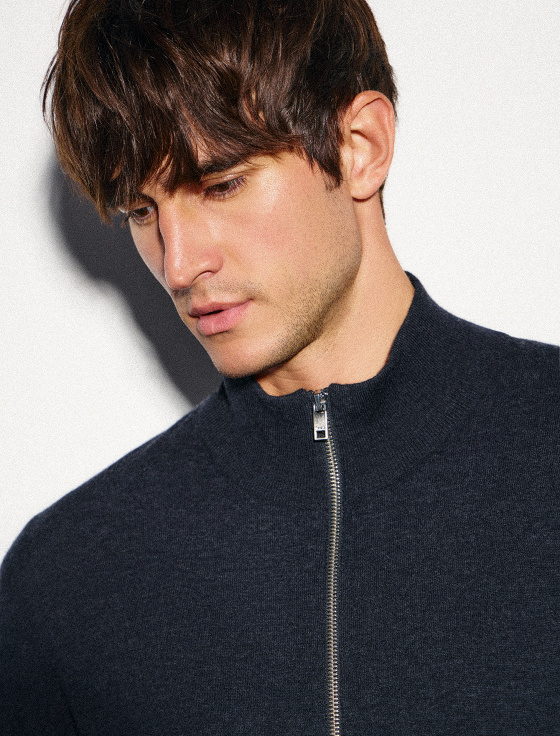 кардиган на молнии из 100% шерсти мериноса - цена, описание и отзывы - фото №4