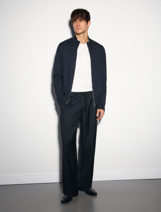 кардиган на молнии из 100% шерсти мериноса - цена, описание и отзывы - фото №2